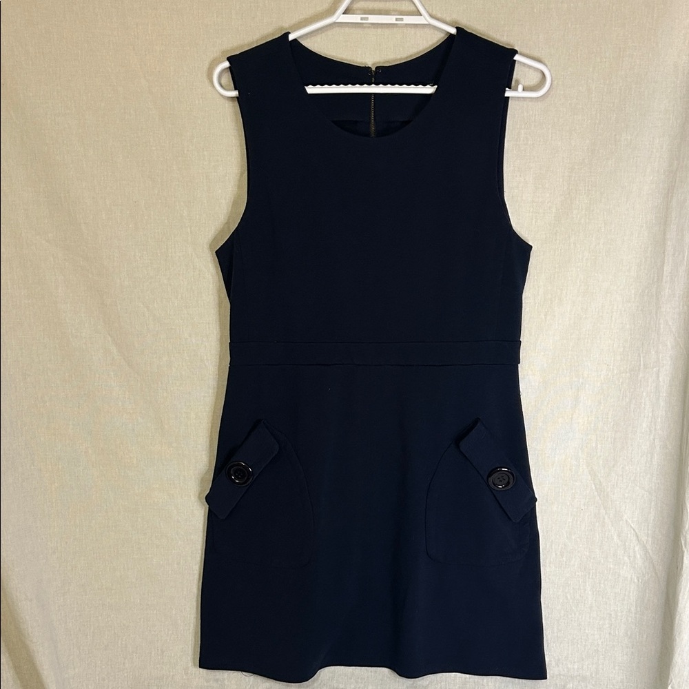 Dotti Navy Sleeveless Mini Dress – Size Large